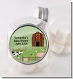 Nursery Rhyme - Old McDonald - Personalized Baby Shower Candy Jar thumbnail