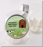 Nursery Rhyme - Old McDonald - Personalized Baby Shower Candy Jar