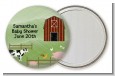 Nursery Rhyme - Old McDonald - Personalized Baby Shower Pocket Mirror Favors thumbnail