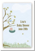 Nursery Rhyme - Rock a Bye Baby - Custom Large Rectangle Baby Shower Sticker/Labels