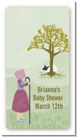 Nursery Rhyme - Little Bo Peep - Custom Rectangle Baby Shower Sticker/Labels