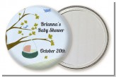 Nursery Rhyme - Rock a Bye Baby - Personalized Baby Shower Pocket Mirror Favors