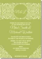 Sage Green - Bridal Shower Invitations
