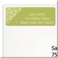 Sage Green - Bridal Shower Return Address Labels