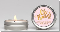Oh Baby Shower Girl - Baby Shower Candle Favors