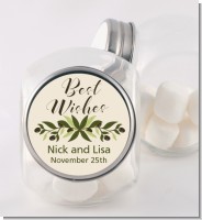 Olive Branch - Personalized Bridal Shower Candy Jar