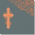 Cross Grey & Orange Baptism Theme thumbnail
