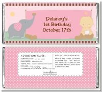 Our Little Girl Peanut's First - Personalized Birthday Party Candy Bar Wrappers