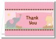 Our Little Girl Peanut's First - Birthday Party Thank You Cards thumbnail