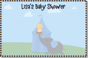 Our Little Peanut Boy - Personalized Baby Shower Placemats