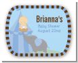 Our Little Peanut Boy - Personalized Baby Shower Rounded Corner Stickers thumbnail