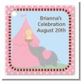 Our Little Peanut Girl - Personalized Baby Shower Card Stock Favor Tags thumbnail