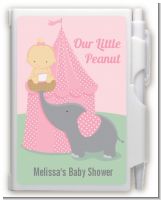 Our Little Peanut Girl - Baby Shower Personalized Notebook Favor