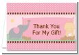 Our Little Peanut Girl - Baby Shower Thank You Cards thumbnail