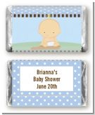 Our Little Peanut Boy - Personalized Baby Shower Mini Candy Bar Wrappers