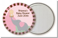 Our Little Peanut Girl - Personalized Baby Shower Pocket Mirror Favors
