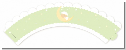 Over The Moon - Baby Shower Cupcake Wrappers