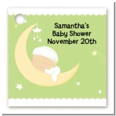 Over The Moon - Personalized Baby Shower Card Stock Favor Tags