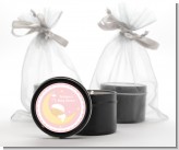 Over The Moon Girl - Baby Shower Black Candle Tin Favors