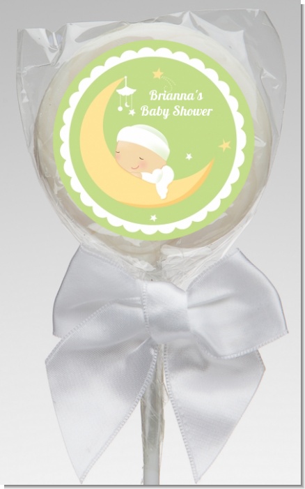 Over The Moon - Personalized Baby Shower Lollipop Favors