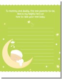Over The Moon - Baby Shower Notes of Advice