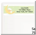 Over The Moon - Baby Shower Return Address Labels thumbnail