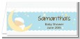 Over The Moon Boy - Personalized Baby Shower Place Cards thumbnail