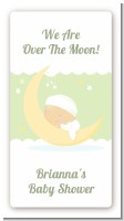 Over The Moon - Custom Rectangle Baby Shower Sticker/Labels