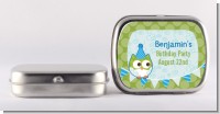 Owl Birthday Boy - Personalized Birthday Party Mint Tins