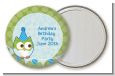 Owl Birthday Boy - Personalized Birthday Party Pocket Mirror Favors thumbnail