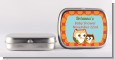 Owl - Fall Theme or Halloween - Personalized Baby Shower Mint Tins thumbnail