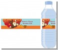 Owl - Fall Theme or Halloween - Personalized Baby Shower Water Bottle Labels thumbnail