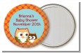 Owl - Fall Theme or Halloween - Personalized Baby Shower Pocket Mirror Favors thumbnail