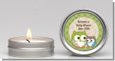Owl - Look Whooo's Having A Baby - Baby Shower Candle Favors
