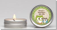 Owl - Look Whooo's Having A Baby - Baby Shower Candle Favors