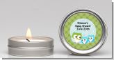 Owl - Look Whooo's Having Twin Boys - Baby Shower Candle Favors