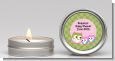 Owl - Look Whooo's Having Twin Girls - Baby Shower Candle Favors thumbnail