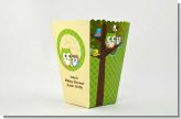 Owl - Look Whooo's Having A Baby - Personalized Baby Shower Popcorn Boxes