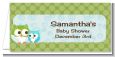 Owl - Look Whooo's Having A Boy - Personalized Baby Shower Place Cards thumbnail