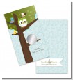 Owl - Look Whooo's Having A Boy - Baby Shower Scratch Off Game Tickets thumbnail