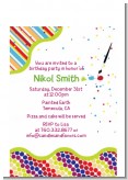 Paint Party - Birthday Party Petite Invitations