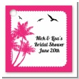 Palm Tree - Personalized Bridal Shower Card Stock Favor Tags thumbnail