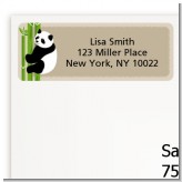 Panda - Baby Shower Return Address Labels