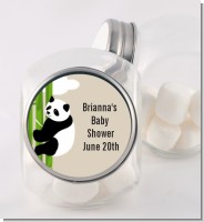 Panda - Personalized Baby Shower Candy Jar