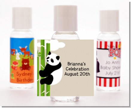 Panda - Personalized Baby Shower Hand Sanitizers Favors