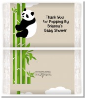 Panda - Personalized Popcorn Wrapper Baby Shower Favors