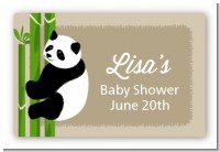 Panda - Baby Shower Landscape Sticker/Labels