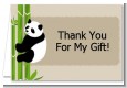 Panda - Baby Shower Thank You Cards thumbnail