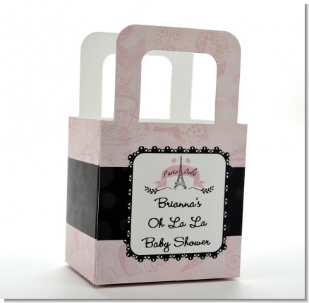 Paris BeBe - Personalized Baby Shower Favor Boxes