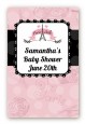Paris BeBe - Custom Large Rectangle Baby Shower Sticker/Labels thumbnail